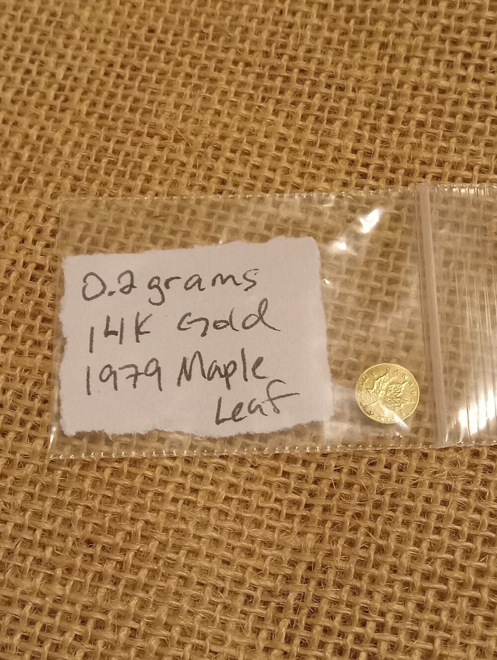 14k Gold Maple Leaf Coin - Picture 3 of 11